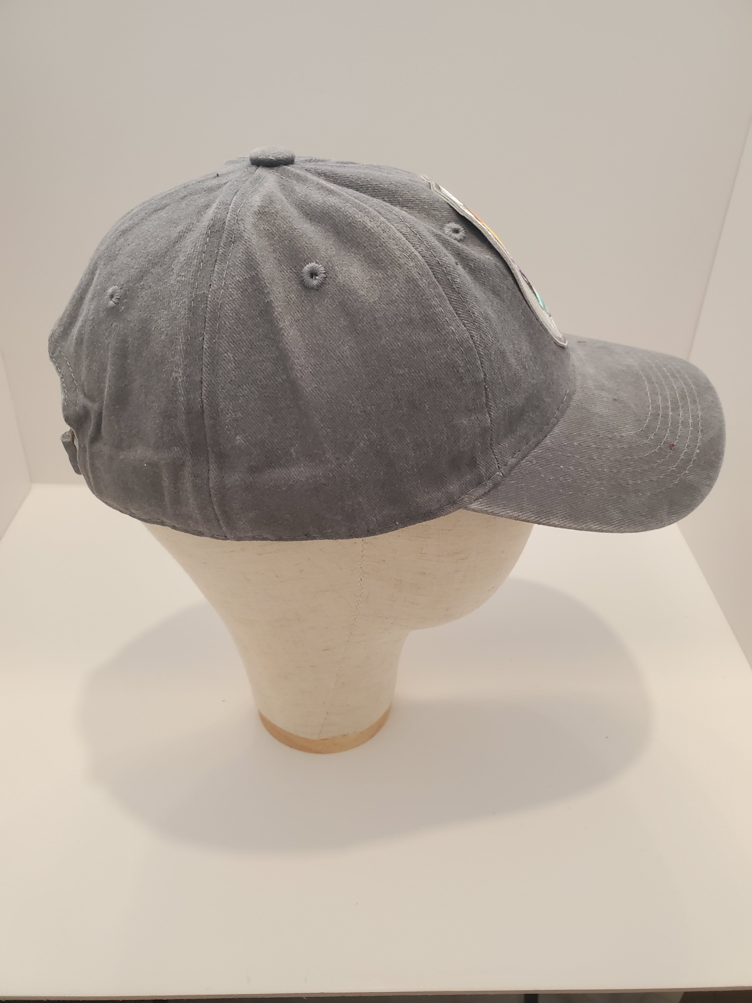 Gray “Life Is Better in the Mountains” Embroidered Cap