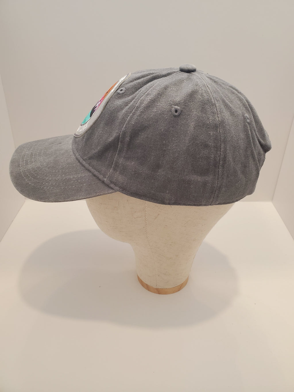 Gray “Life Is Better in the Mountains” Embroidered Cap