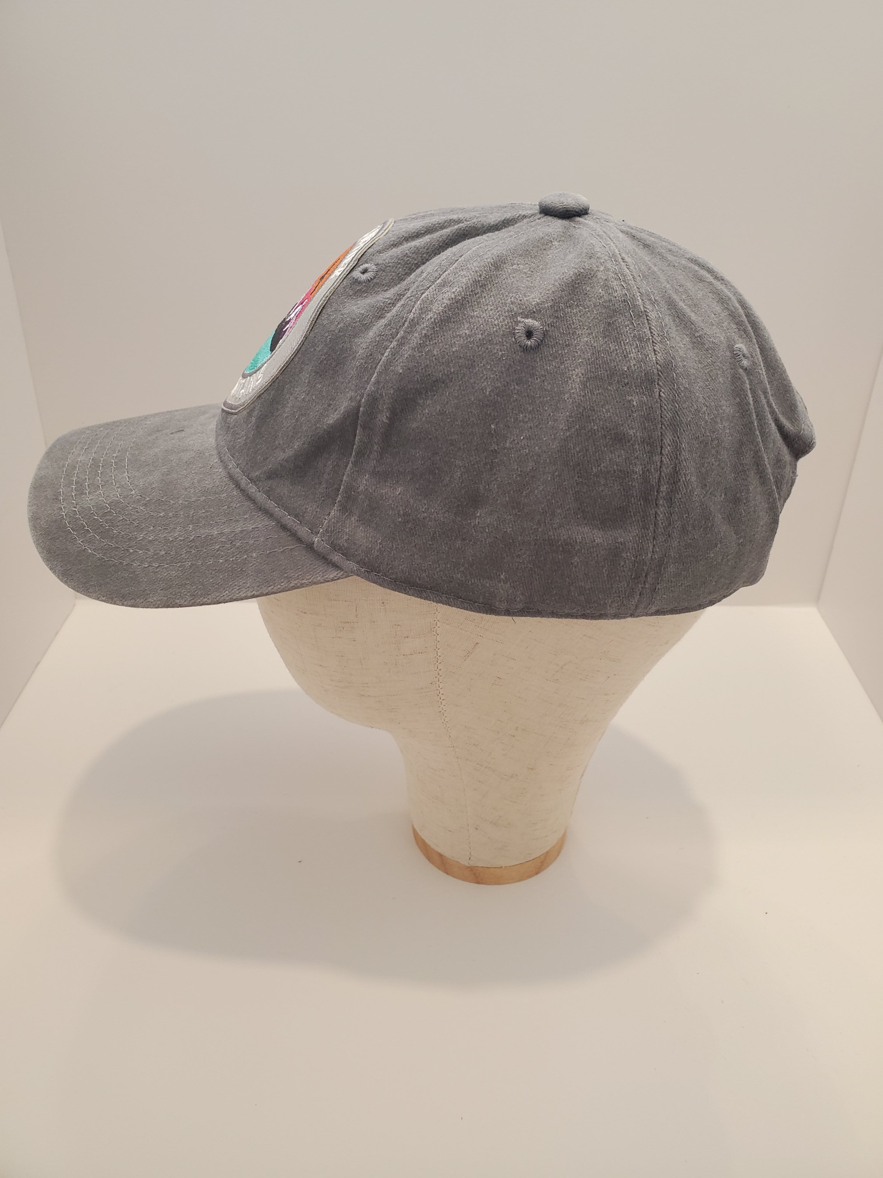 Gray “Life Is Better in the Mountains” Embroidered Cap