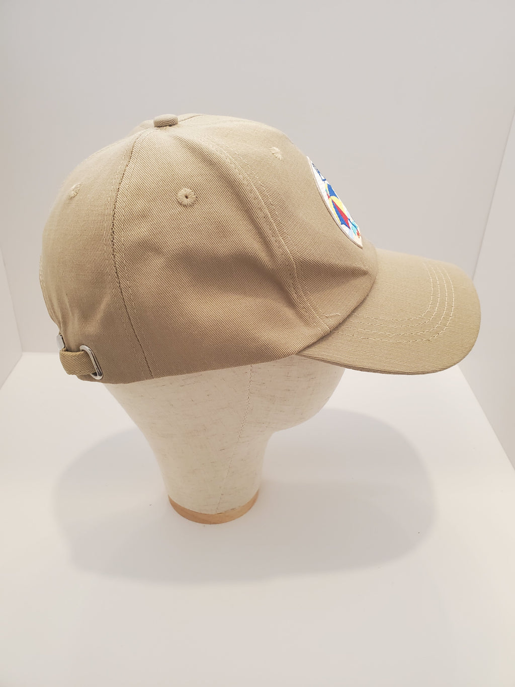 Tan “Life Is a Beach” Embroidered Baseball Cap