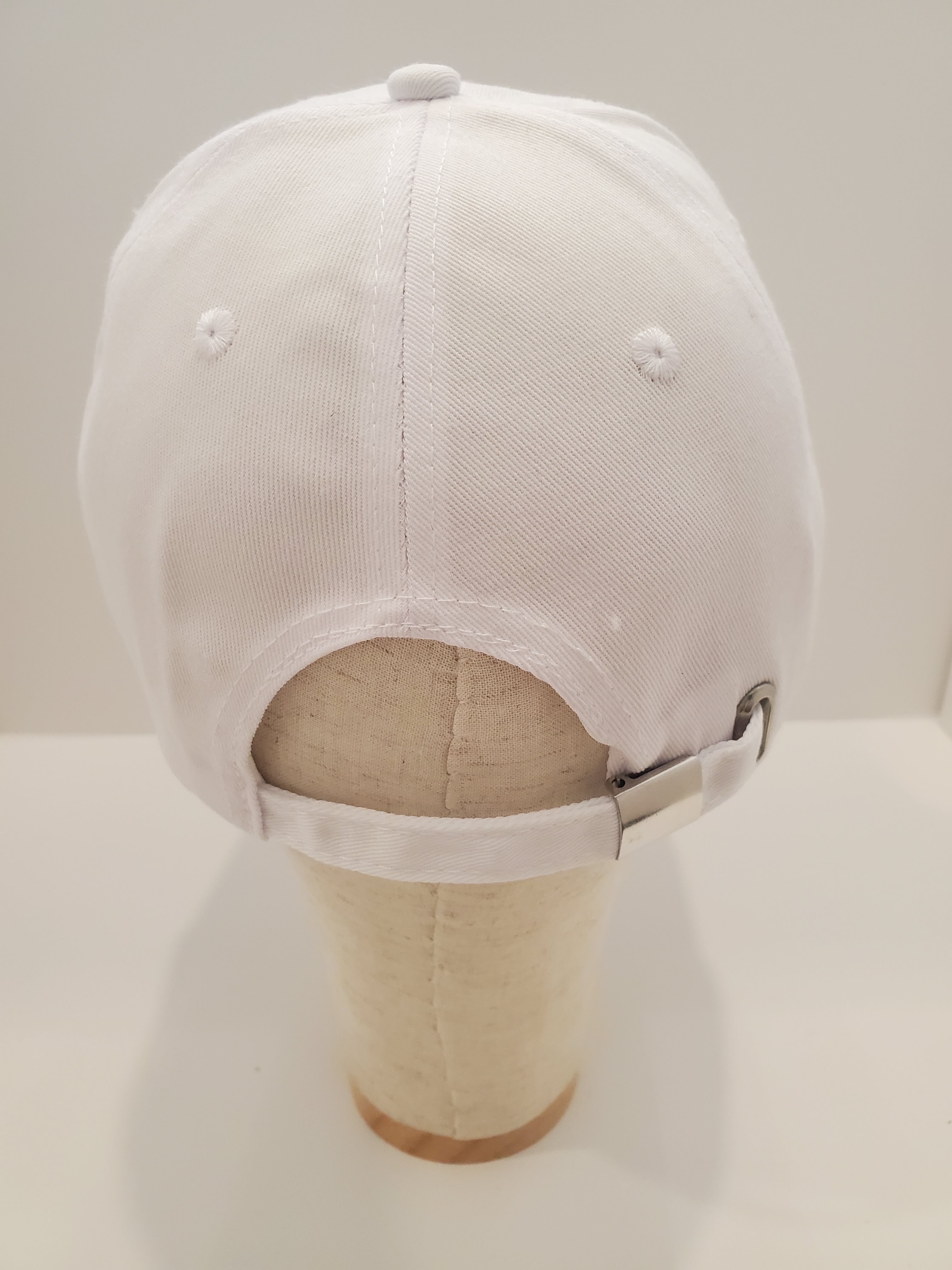 White “Tees Me” Embroidered Golf Cap