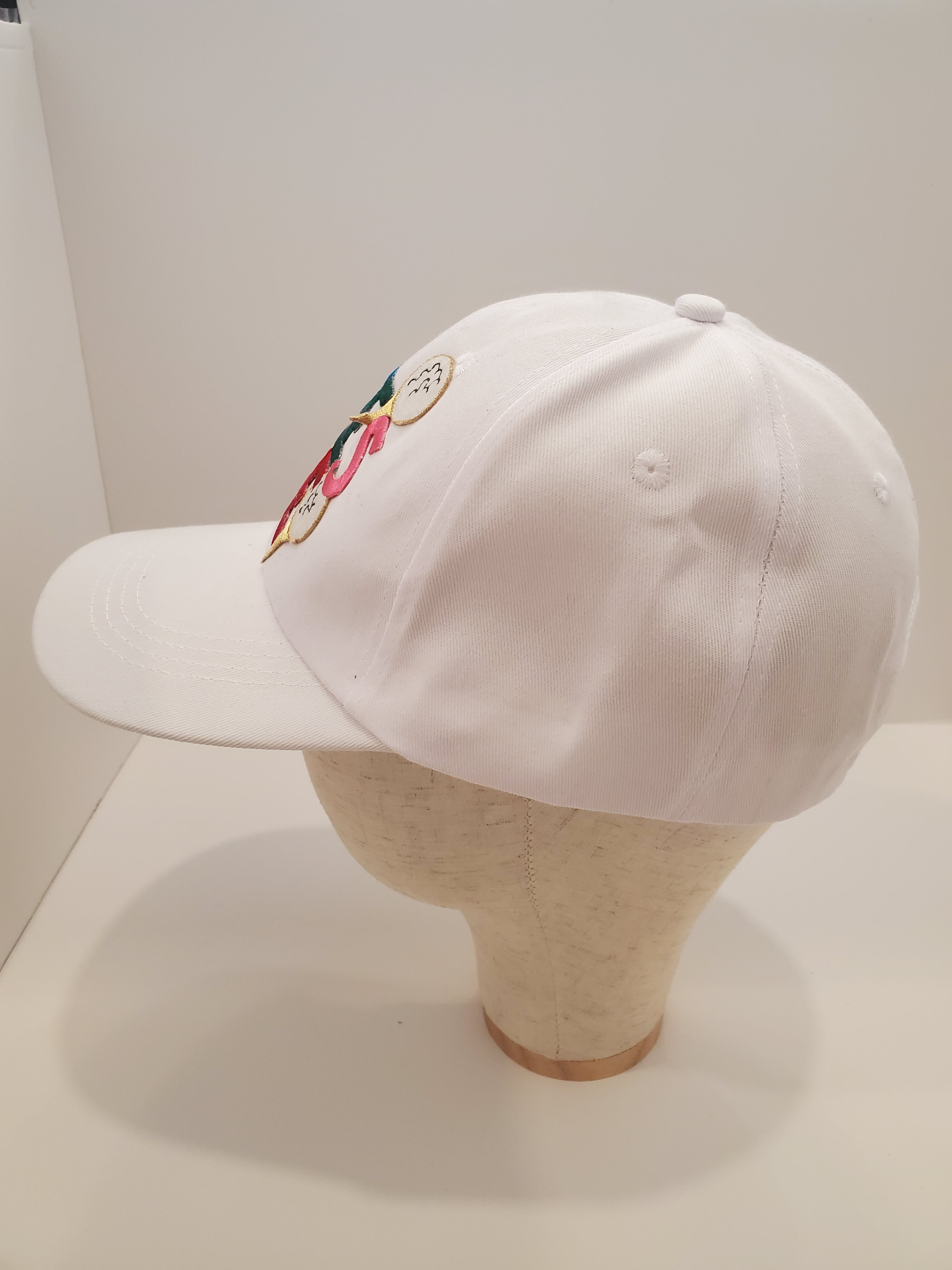 White “Tees Me” Embroidered Golf Cap