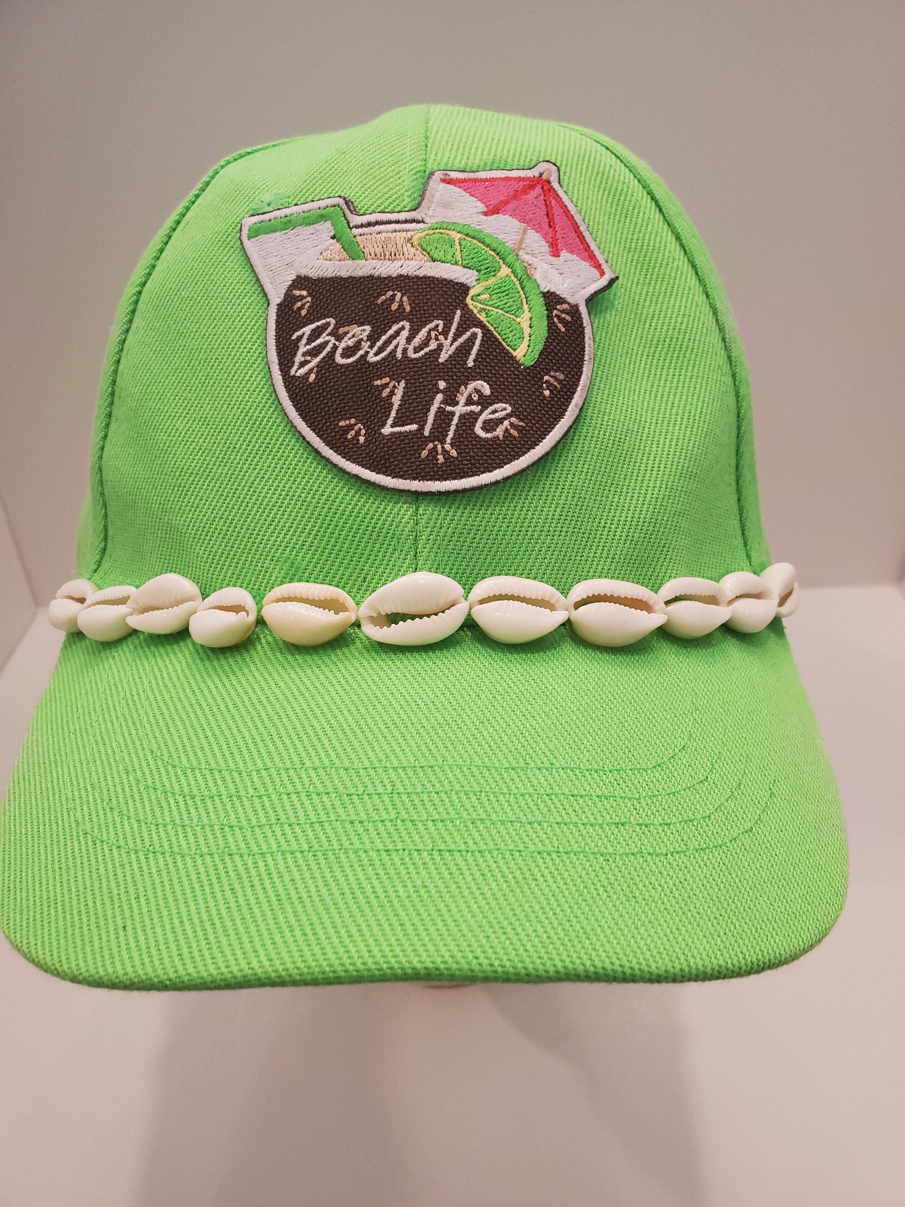 Beach Life Shell Accent Baseball Cap