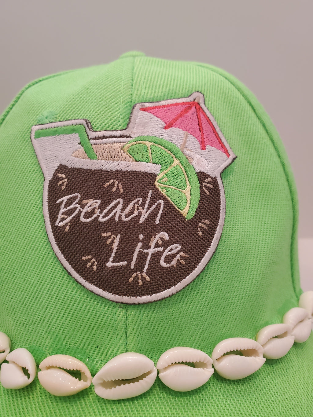 Beach Life Shell Accent Baseball Cap