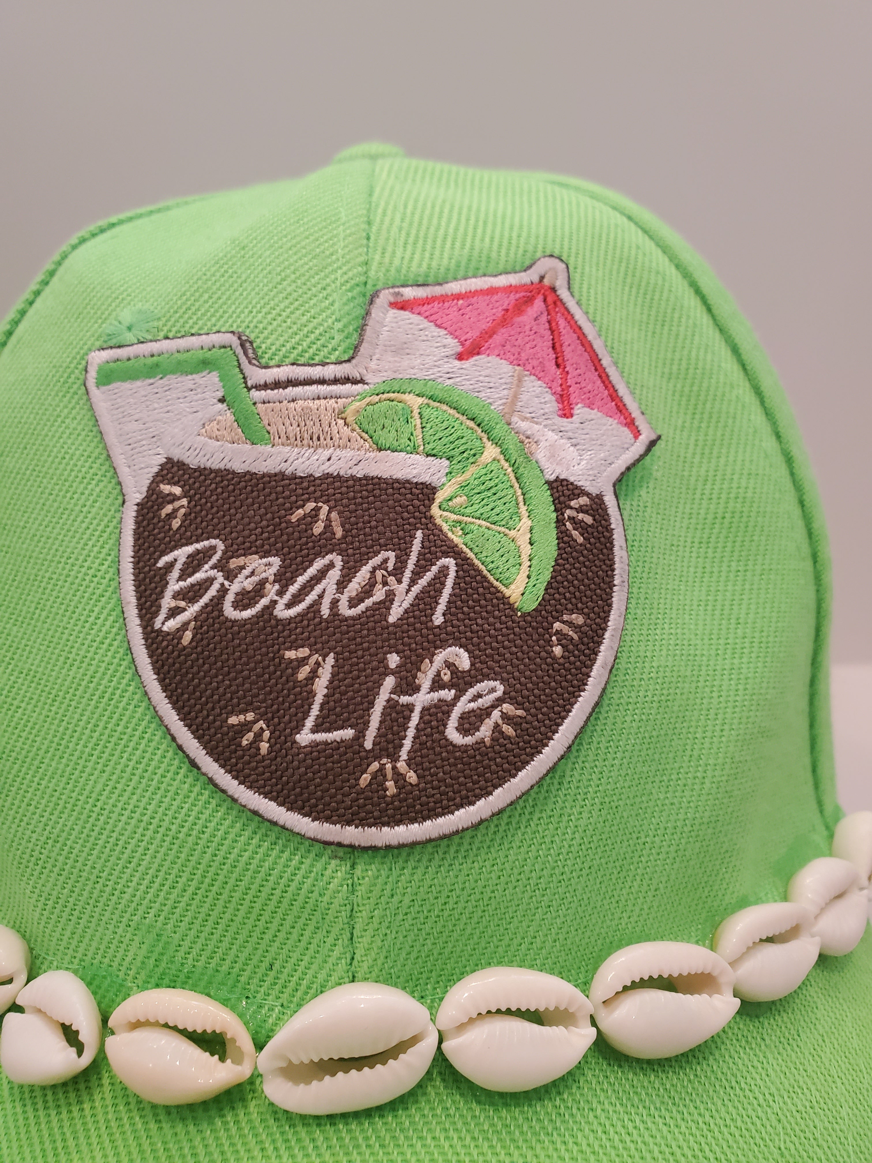 Beach Life Shell Accent Baseball Cap