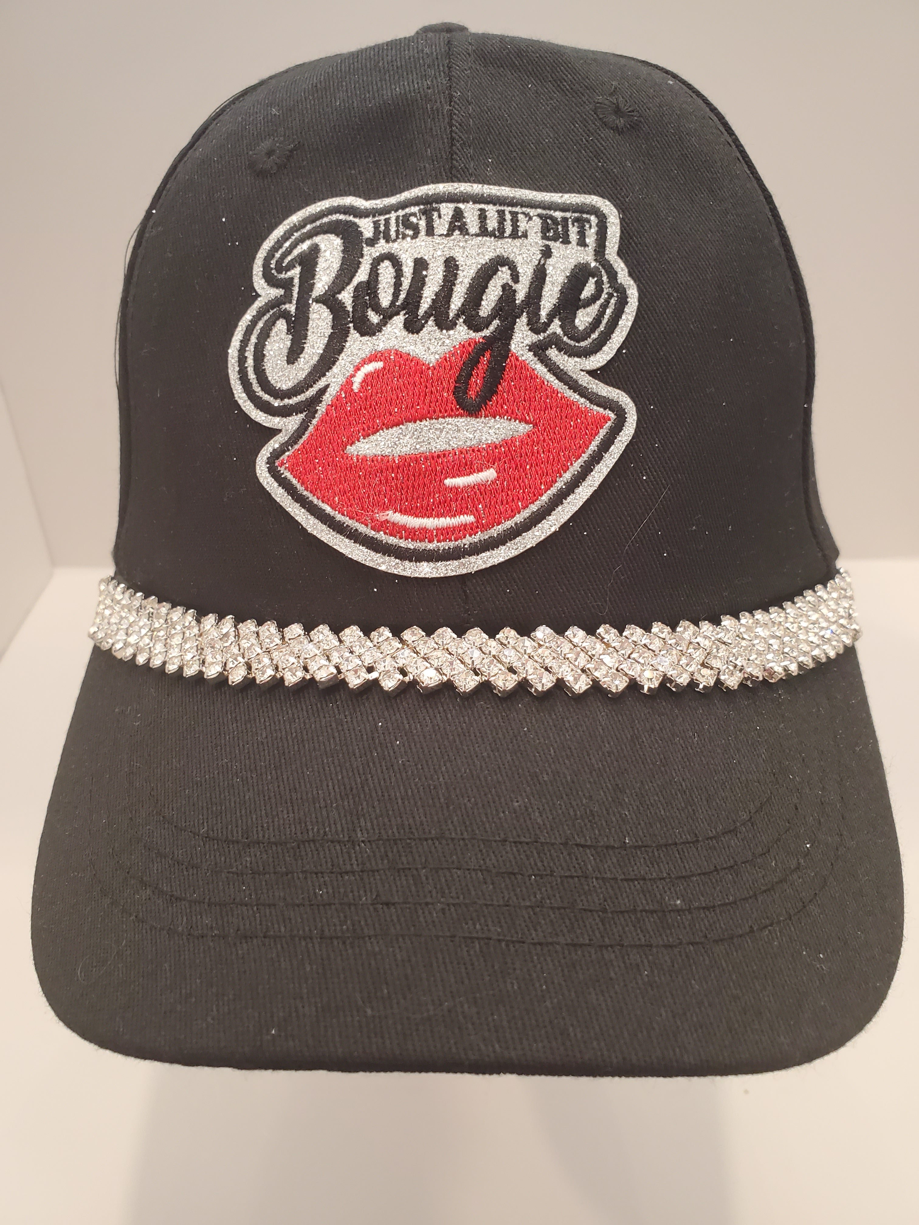 “Just a Lil’ Bit Bougie” Rhinestone Baseball Cap