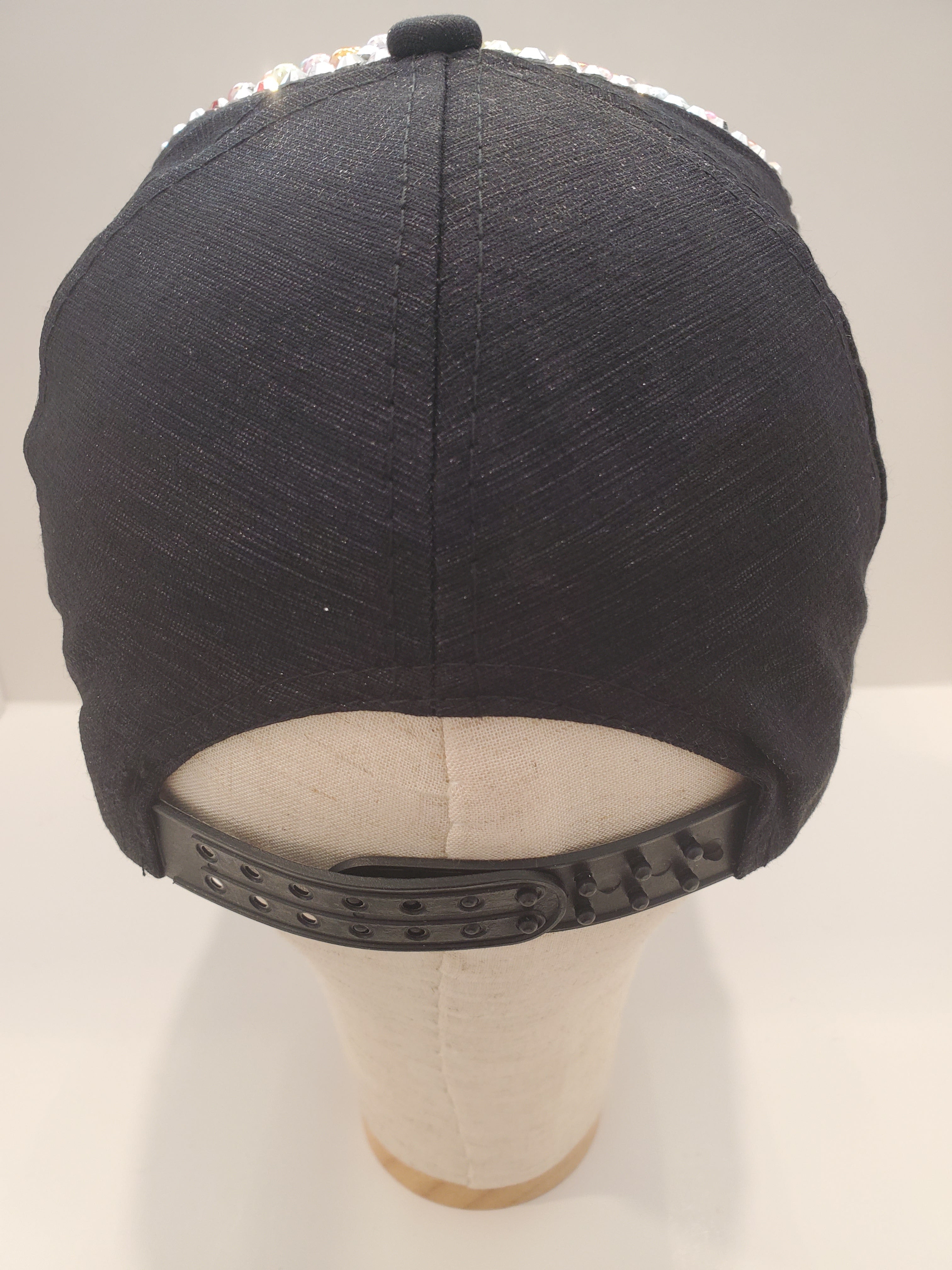 Iridescent Pearl & Crystal Statement Cap