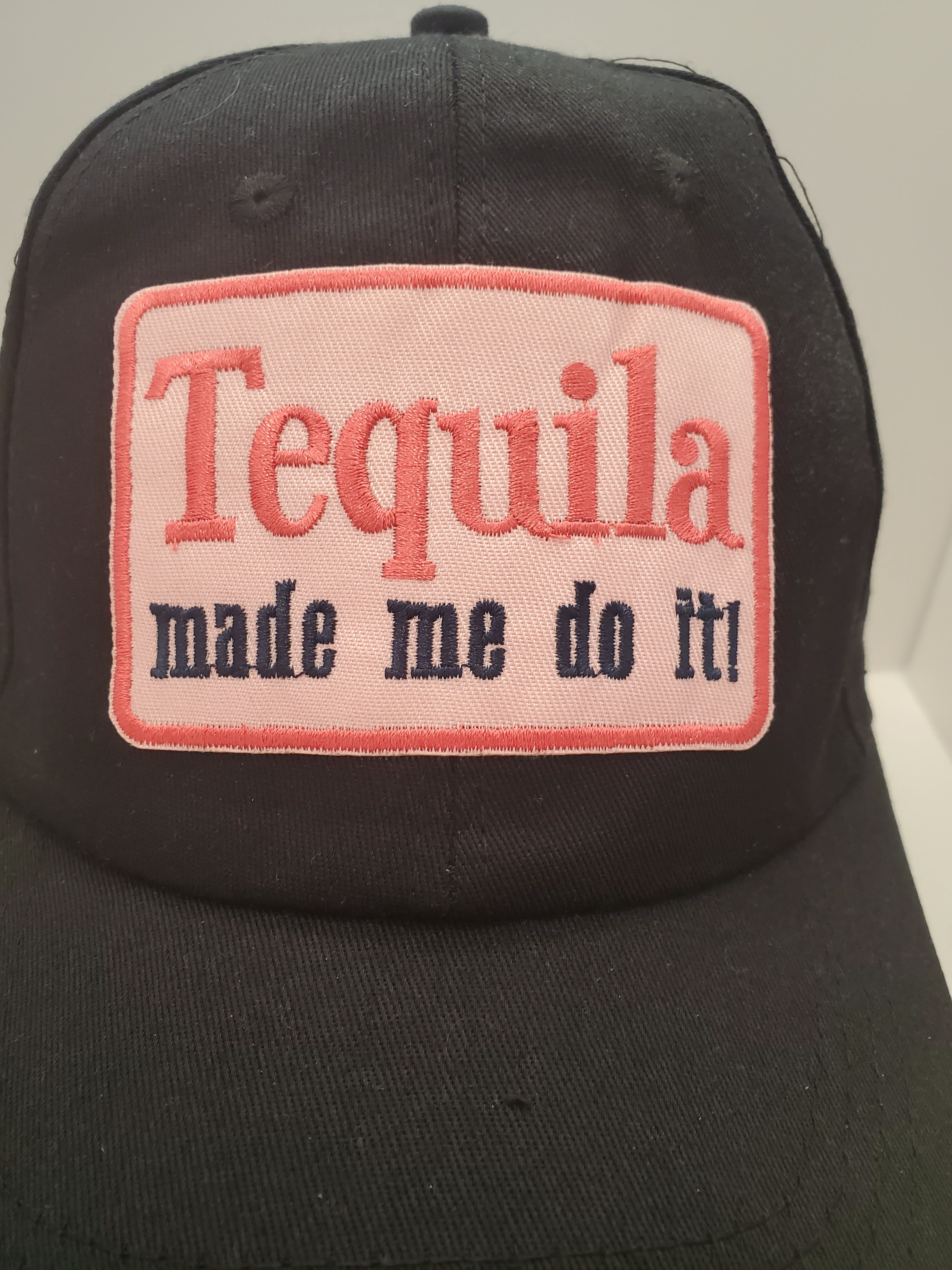 Tequila Made Me Do It Baseball Cap