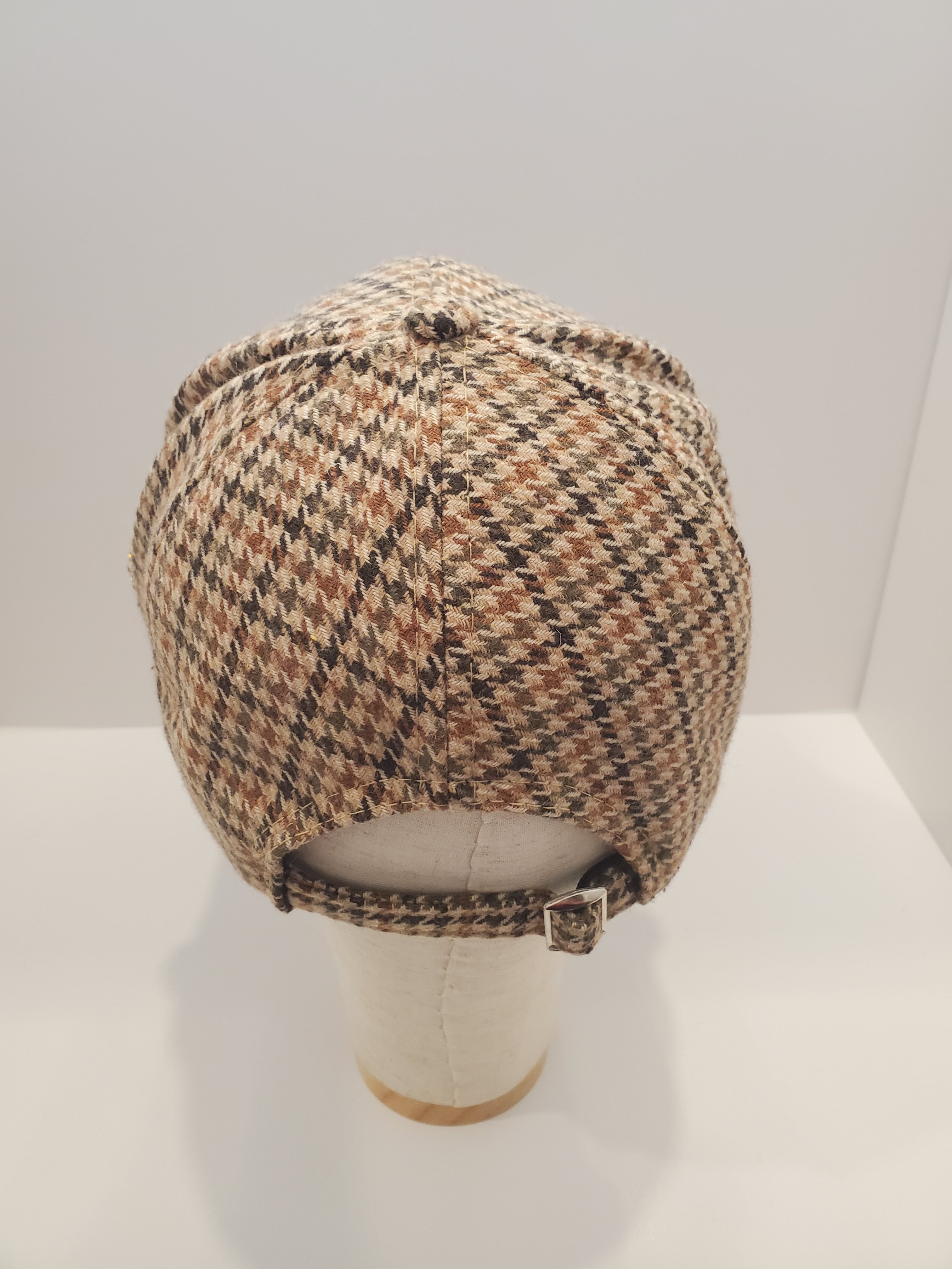Houndstooth Beaded Accent Cap – Autumn Bronze Edition