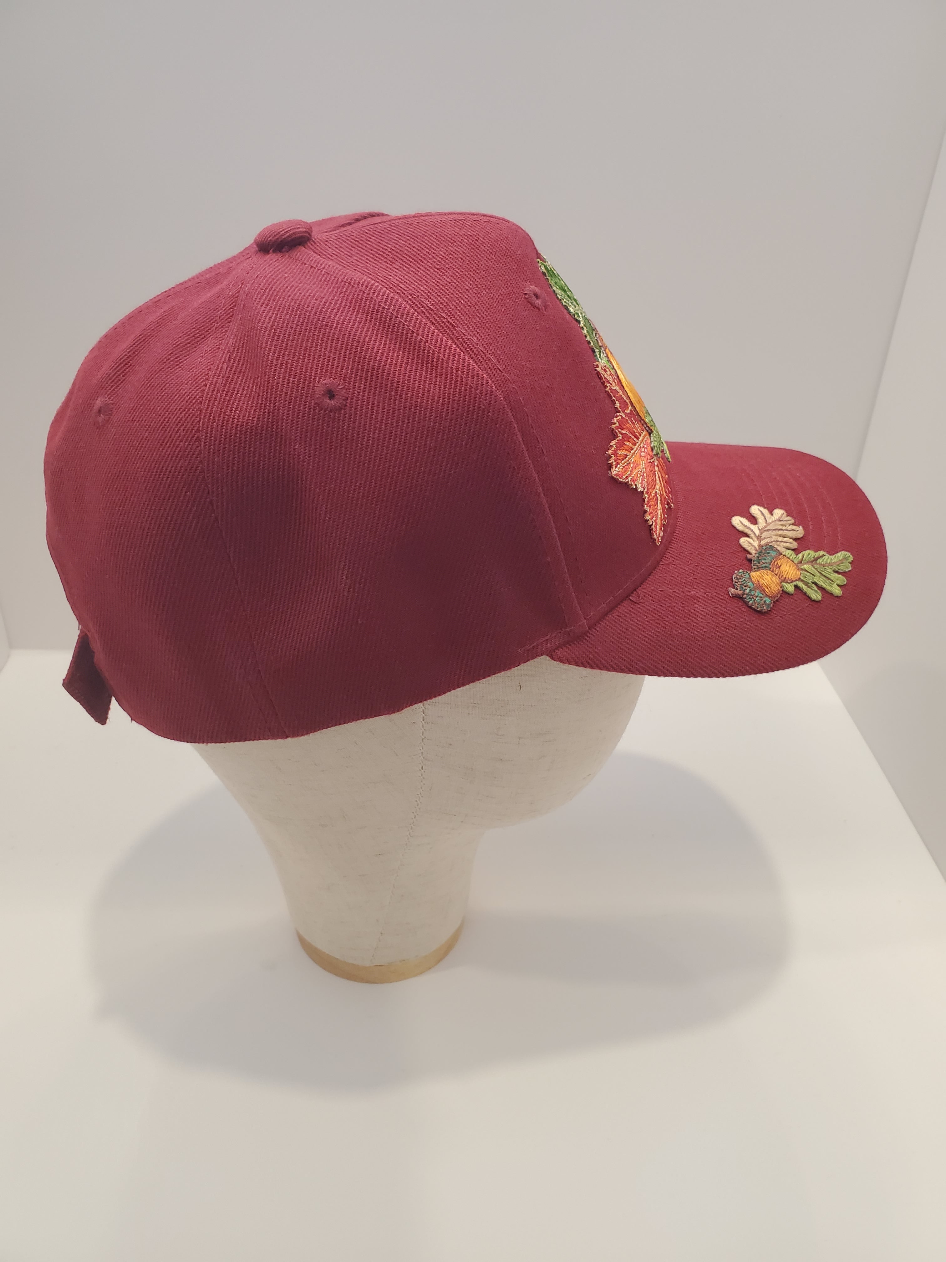 Harvest Pumpkin Embroidered Baseball Cap