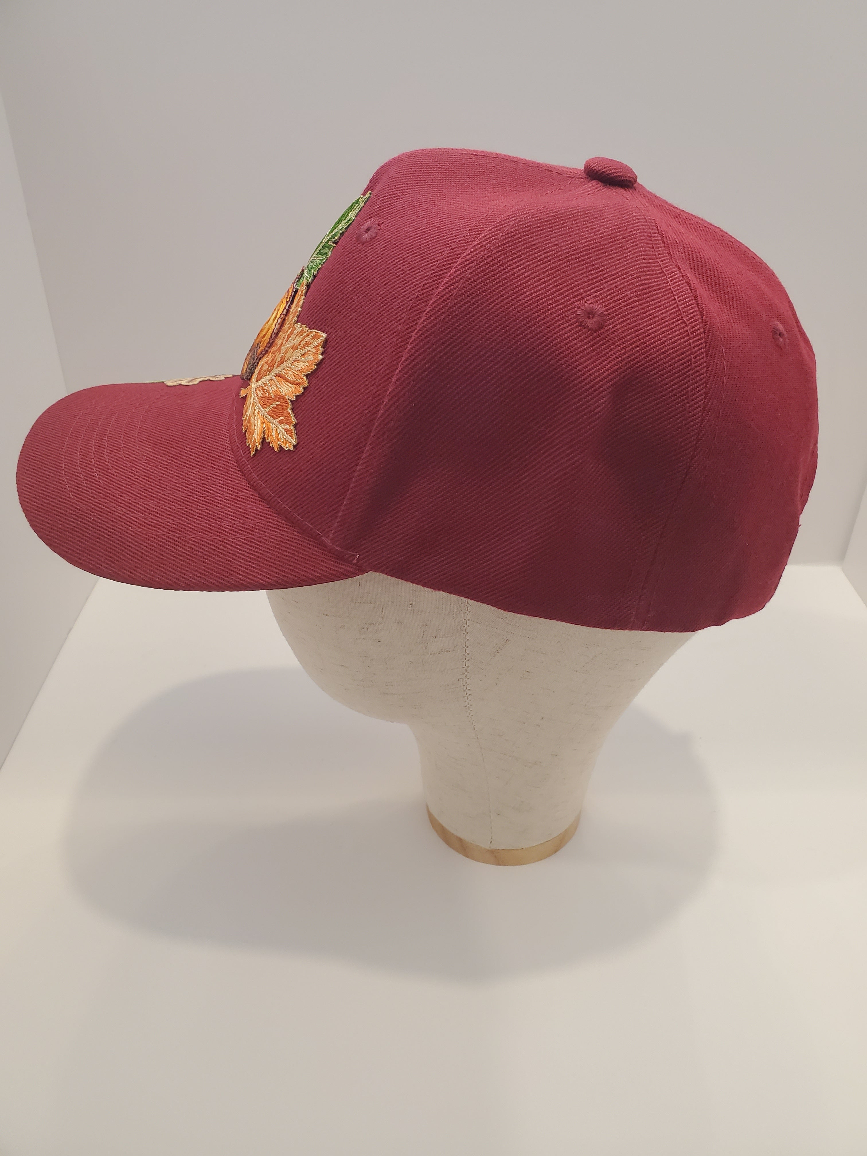 Harvest Pumpkin Embroidered Baseball Cap