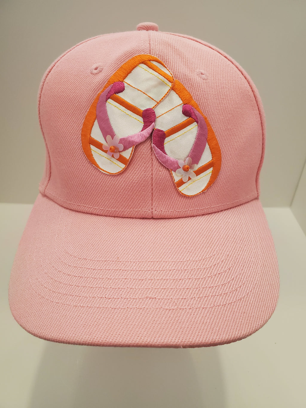 Pink Flip-Flop Summer Vibes Baseball Cap