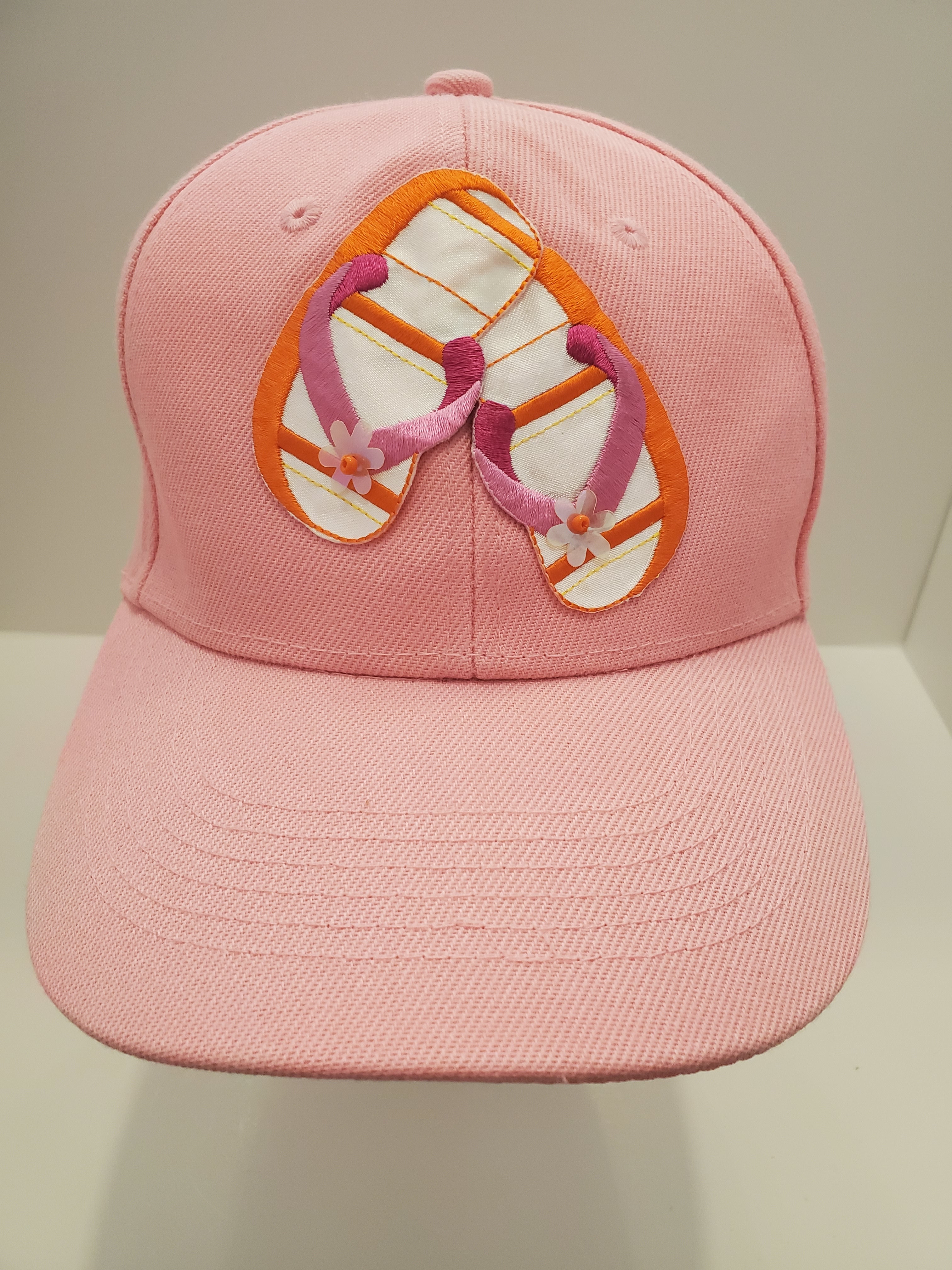 Pink Flip-Flop Summer Vibes Baseball Cap