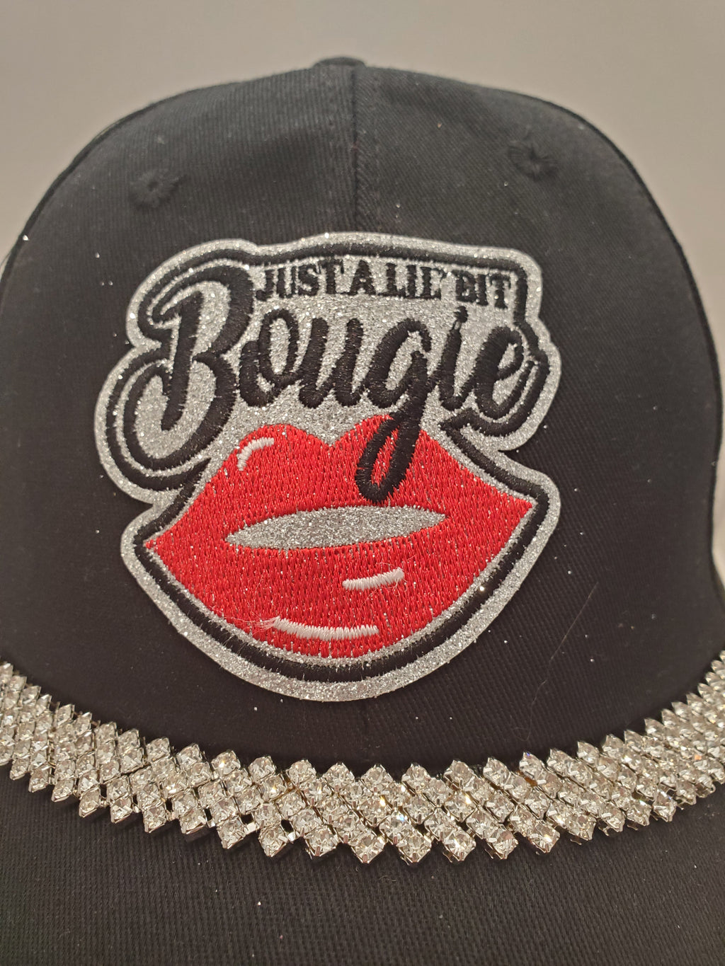 “Just a Lil’ Bit Bougie” Rhinestone Baseball Cap